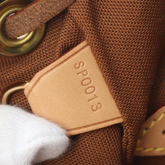 LOUIS VUITTON Brown Monogram Leather Backpack - Picture 6 of 11